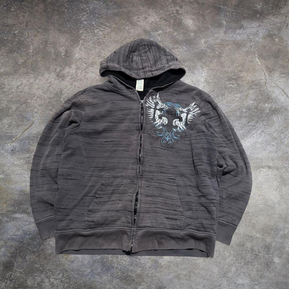Y2k faded glory zip up